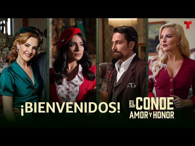 El Conde: Amor y Honor, saludos del elenco, y presentación de los sets | Telemundo