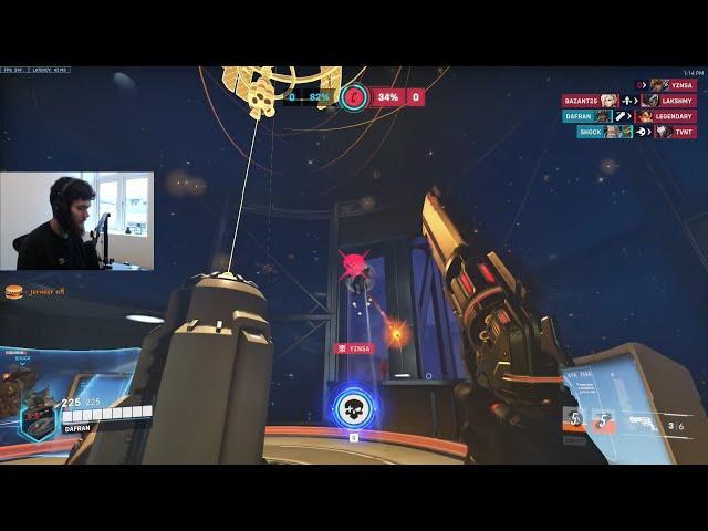 DAFRAN CASSIDY vs YZNSA PHARAH - OVERWATCH 2 SEASON 3 GAMEPLAY