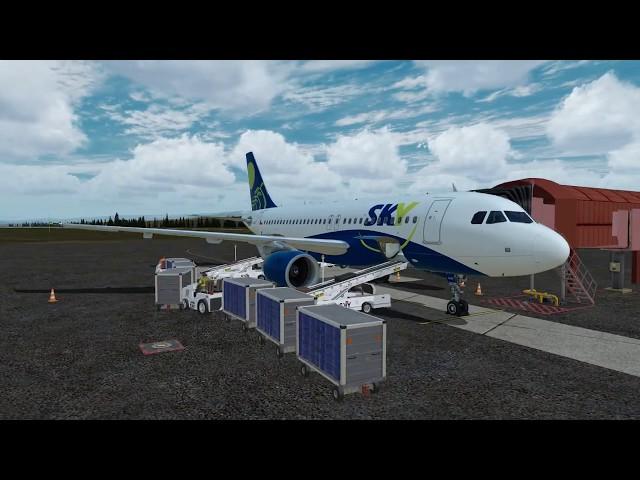 [P3D 4.5 HF2] FSLabs A319 Landing in Balmaceda (SCBA/BBA)