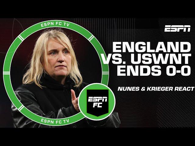 Takeaways from England vs. USWNT Reaction with Alexis Nunes and Ali Krieger | ESPN FC