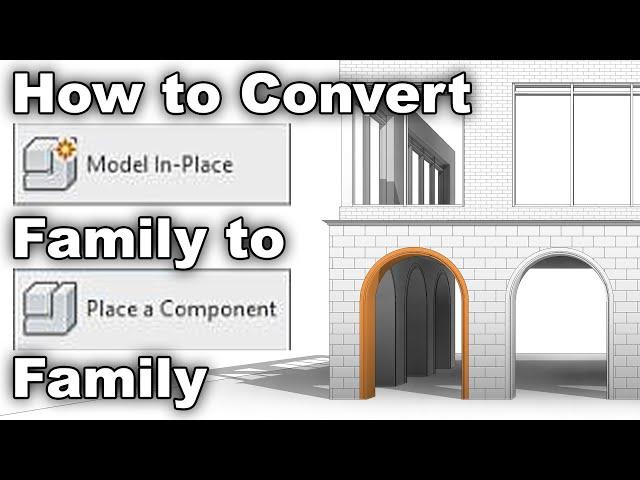 Revit Families: Model In-place VS Loadable Family (Revit Family Tutorial)