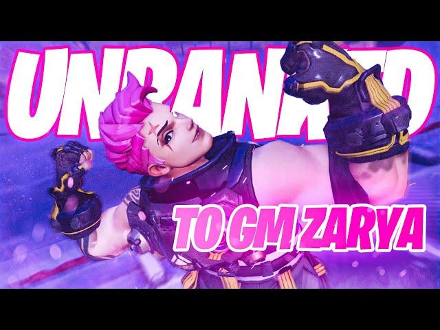 Educational Unranked To GM On ZARYA (Overwatch 2)