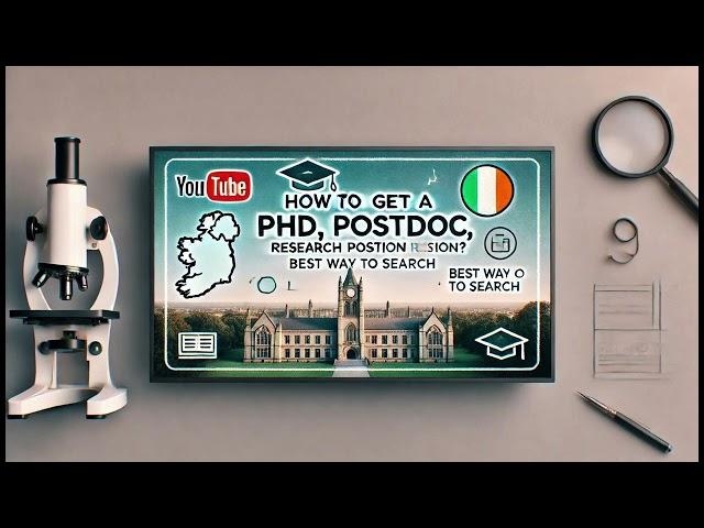 PhD and Postdoc in Ireland: A Podcast