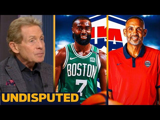 UNDISPUTED | Skip Bayless reacts to Jaylen Brown calls out Grant Hill for Team USA snub explanation