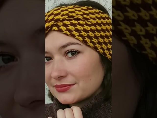 Я нашла лучший способ вязать повязки на голову