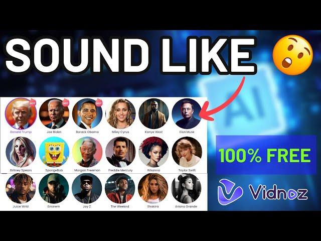 Clone Voice of Anyone with AI | Free AI Voice Changer | Vidnoz AI - FREE AI TOOLS