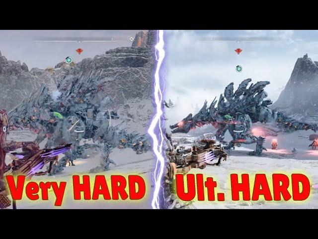 VERY Hard vs. ULTRA Hard Difficulty Comparison | Horizon Forbidden West