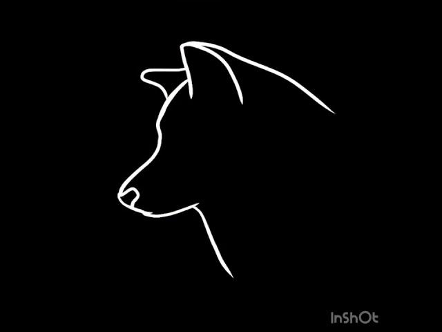 Wolf Silhouette art