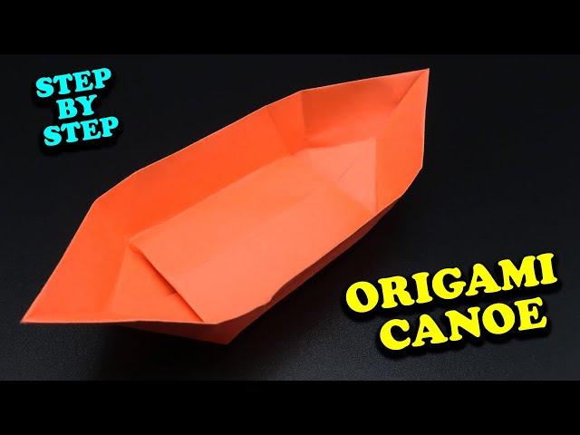 How To Make A Origami Canoe With Paper. Step By Step Origami Tutorial