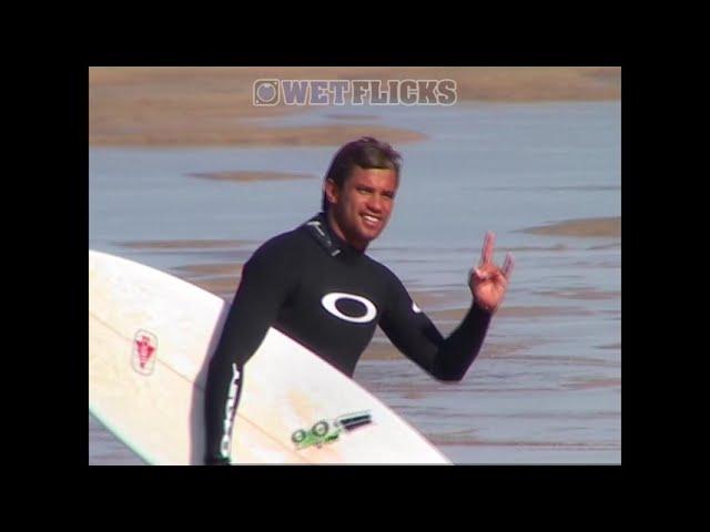 Dean Morrison (Dingo)  Surfing in 'Liquid Addiction'