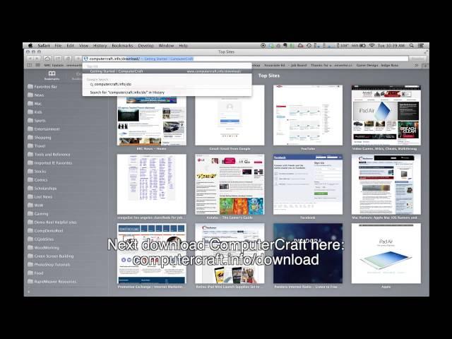 To The Point Tutorials: Computer Craft Installation (Mac)