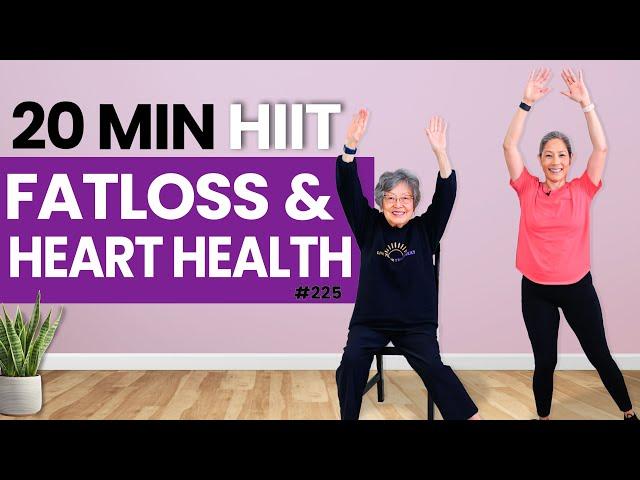 20 Minute Walking HIIT Workout | Low Impact Weight Loss for Seniors