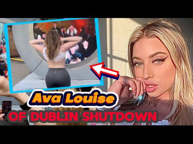 Ava louise claims she’s behind NYC Dublin portal shutdown going viral | Ava louise flash portal