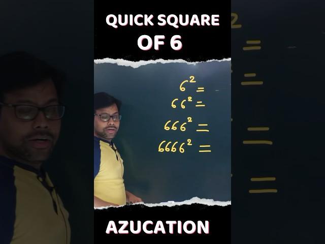 Calculation Hacks - Quick Square Shortcut - CAT 2024 Quant Preparation