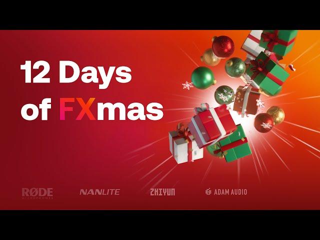 Our Biggest CHRISTMAS GIVEAWAY! | Nanlite, RØDE, Zhiyun, Adam-Audio, Triune Digital & HitFilm!