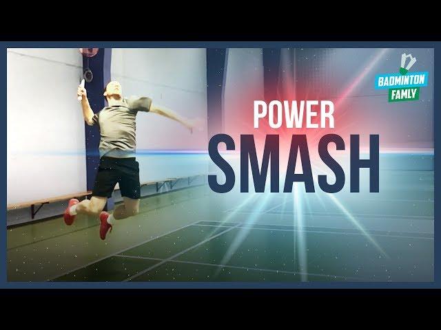 Badminton SMASH technique - smash harder