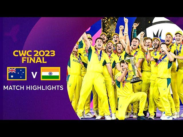 Cricket World Cup 2023 Final: Australia v India | Match Highlights