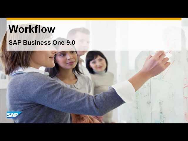 Workflow in SAP Business One 9.0