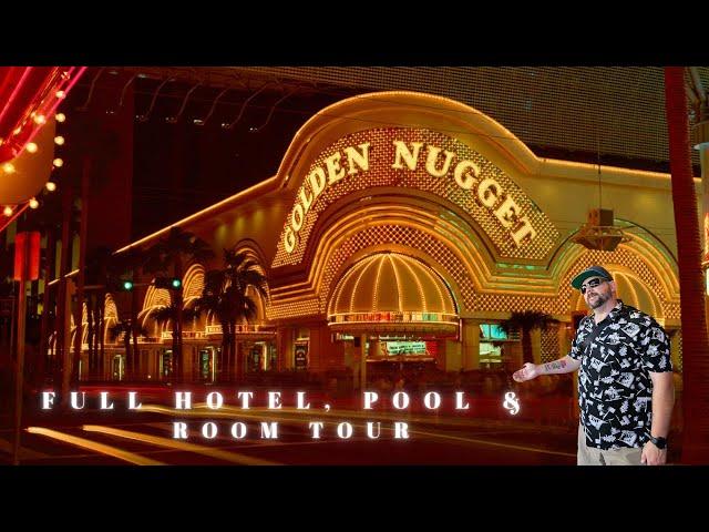 Golden Nugget Las Vegas Full Hotel, Pool & Cheapest Room Tour