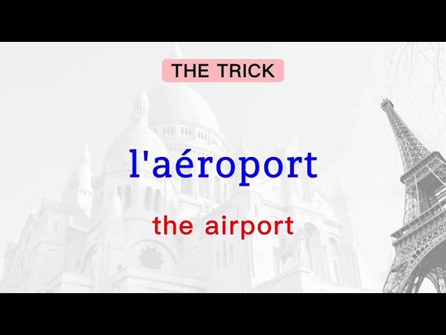 LFWDV l Lesson 1.2 | Where Is | où est |  Places starting with vowels 