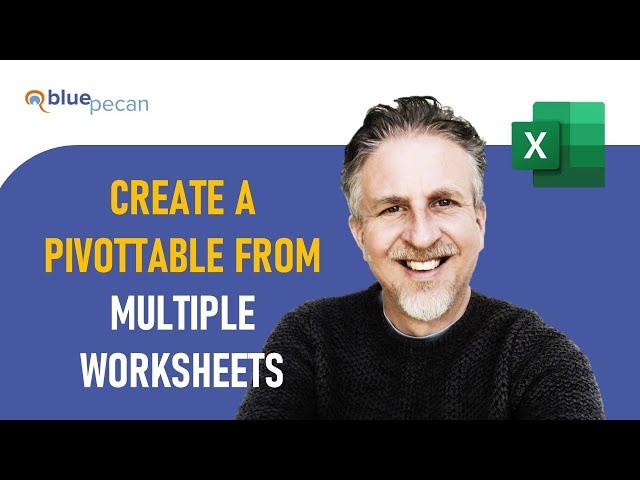 How to Create a PivotTable From MULTPLE SHEETS in Excel (Different Headers or With the Same Headers)