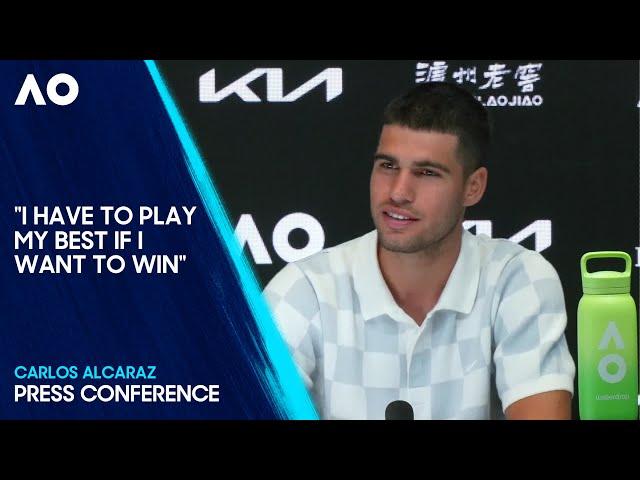 Carlos Alcaraz Press Conference | Australian Open 2025 Pre-Event