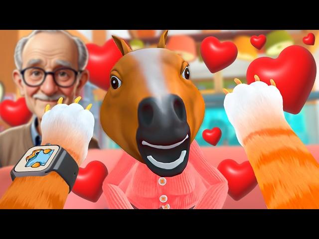 I DRESSED MY GRANNY IN A HORSE COSTUME AND SENT HER ON A DATE! I AM CAT VR / Chapter 14 /