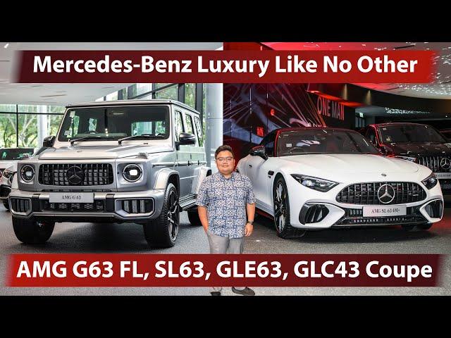 Mercedes-AMG G63 FL, SL63, GLE63S, GLC43, GLC350e coupe in Malaysia - Luxury Like No Other showcase