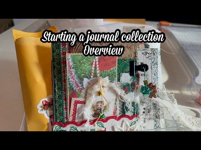 Overview of starting a journal collection or craft fair ideas // prototype, materials, ect. / part 1