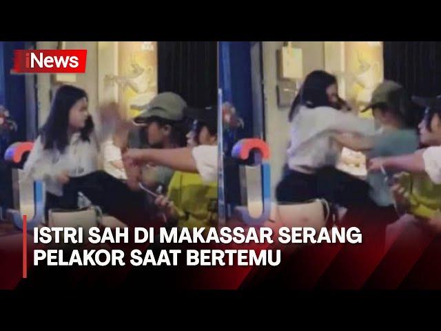 Viral Istri Sah vs Pelakor Adu Jotos di Makassar