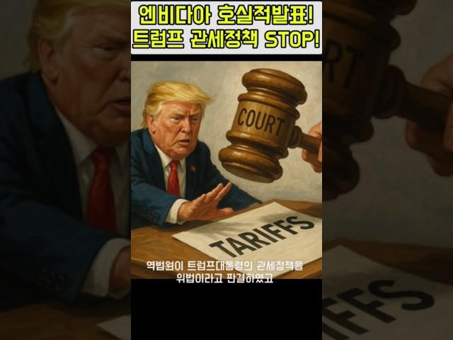 엔비디아 호실적발표!! 트럼프 관세정책 법원에서 위법판결!! #나스닥 #관세 #엔비디아 #테슬라 #애플 #아이온큐 #비트코인