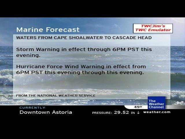 TWCJim's TWC Emulator: March roaring in like a lion on the Oregon Coast