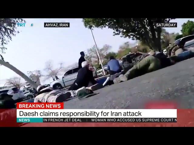 Daesh releases video purportedly of gunmen behind Iran attack