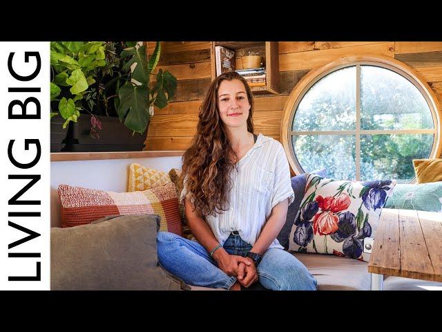 Young Woman's Tiny House & Self-Sufficient Life