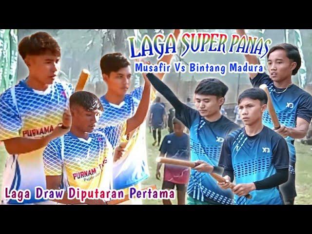 LAGA DRAW SUPER PANAS...‼️ Turnamen Bola Kasti Dandim Cup|| Tongkat Musafir Vs Bintang Madura