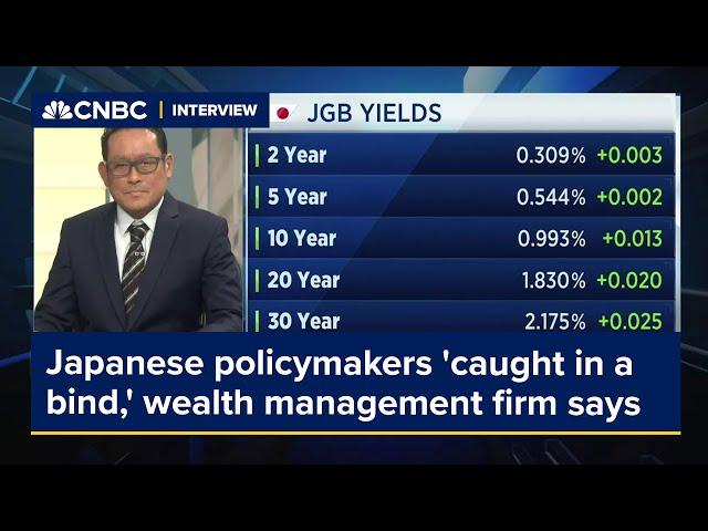 Weak yen: Japanese policymakers 'caught in a bind,' wealth management firm says