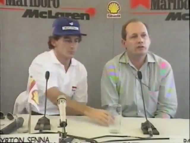 Ayrton Senna  Ron Dennis 1993
