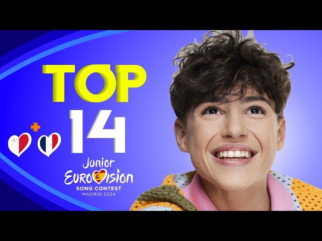 Junior Eurovision 2024 | My Top 14 (New:  &  Music Videos)