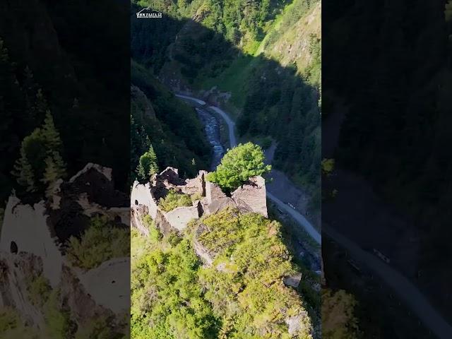 ქაჩუს (თხორუს) ციხე. ხევსურეთი / Kachu (Tkhoru) castle. Khevsureti. Georgia 4k #travel #drone