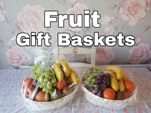 FRUIT GIFT BASKETS - EASTER | GET WELL | THINKING OF YOU TREAT| THANK YOU TEACHER GIFT