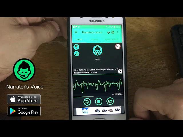 Narrator's Voice APP