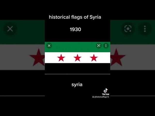 historical flags of Syria