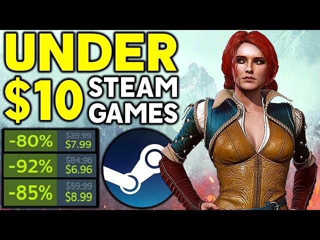 12 AWESOME STEAM PC GAME DEALS UNDER $10 - SUPER CHEAP STEAM GAMES!