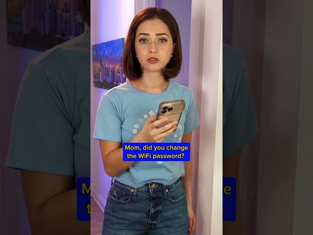 When your mom is tech savvy  #actress #comedyskits #techsavvy #wifipassword ￼