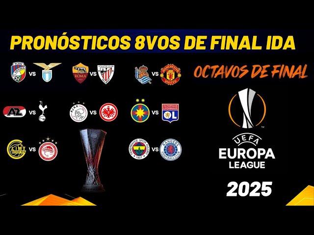 PRONOSTICOS 8vos de Final de la EUROPA LEAGUE - 2024/2025