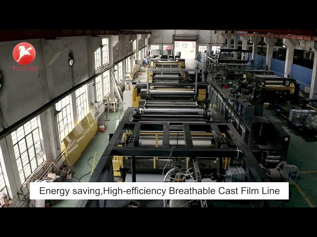 Breathable film machine cast film extrusion line india