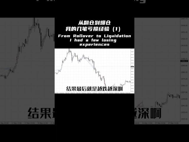 从翻仓到爆仓 我的几笔亏损经验 价值10万U的学费 必看！#foretrading #外匯教學 #gold #外匯 #外匯交易 #投資 #外匯投資 #外匯入門