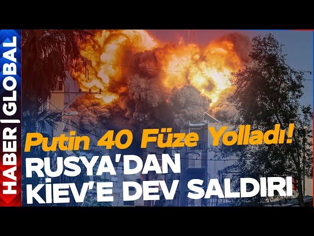 Rusya'dan Kiev'e Daha Önce Görülmemiş Büyüklükte Saldırı! Çok Sayıda Ölü Var!