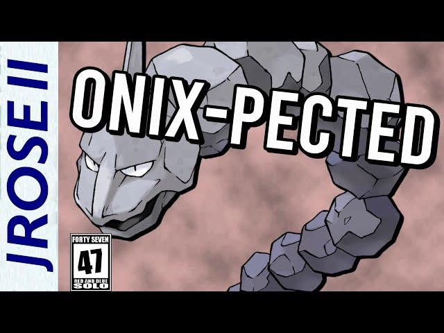 Can you beat Pokemon Red/Blue with Just an Onix?