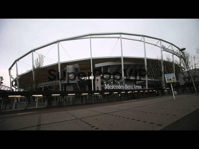 General View of Mercedes-Benz Arena in Stuttgart, Federal...